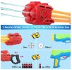 (2-Pack) Water Gun for Kids Super Squirt Guns Water Soaker Blaster for Teens Adults Summer Outdoor Water Fighting Toy for Swimming Pool Party Garden B