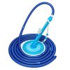 Swimming Pool Cleaner Auto Swimming Pool Cleaner with 10pcs Durable Hose,Suit for In Ground Pool with Pump XH