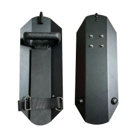 1pc High-strength Aluminum Alloy Tactical Training Arm Shield, 17.5-inch X6.5-inch Handheld Compact Protective Shield, Ergonomically Designed For (Color: Black)